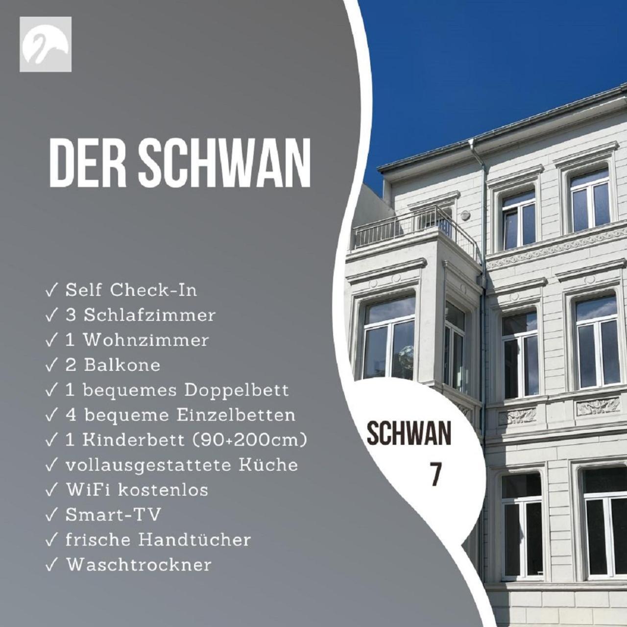 Der Schwan 7 - 3 Schlafzimmer - 2 Balkone - Zentral - 100 Qm Düren - Eifel Екстериор снимка